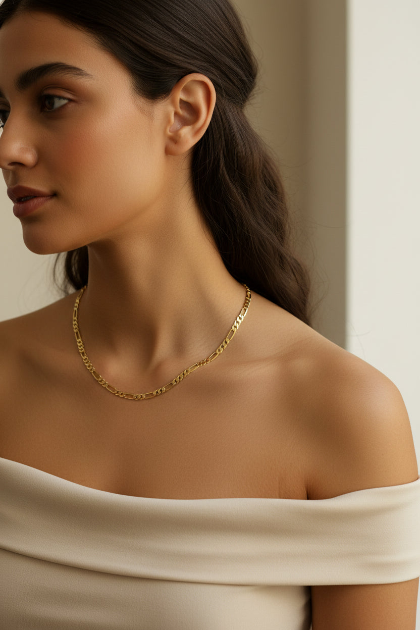 Cadena Oro Laminado 18k