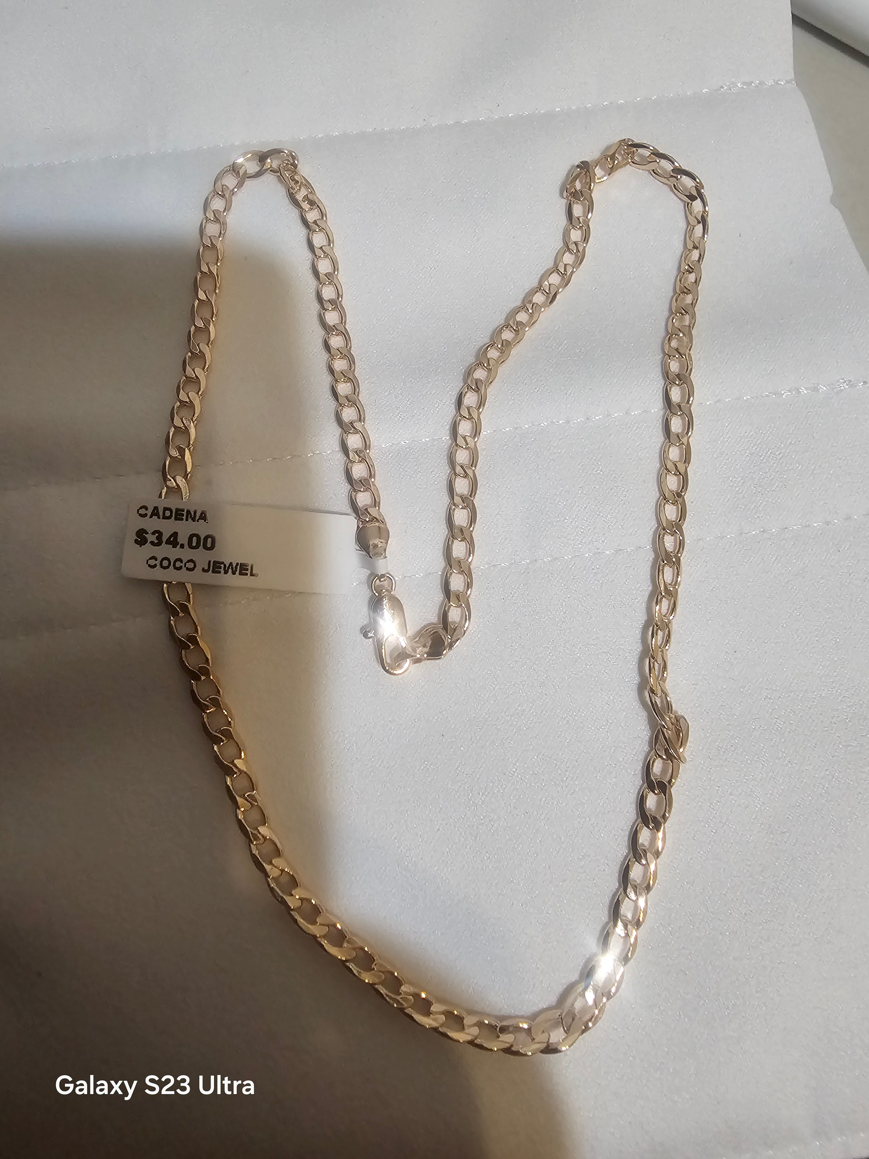 Cadena Tejido Baranda Abierta
